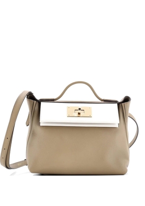 Hermès Pre-Owned 24/24 Bag Tricolor Evercolor with Swift 21 crossbody bag - Grey