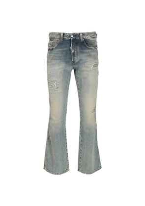 Diesel 1998 distressed-detail bootcut jeans - Blue