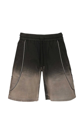 Off-White logo-detail shorts - Black