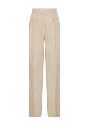 Rebecca Vallance Andy pleated trousers - Neutrals