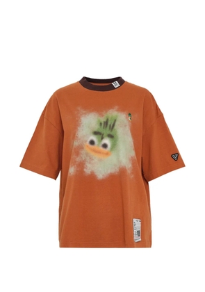 Maison MIHARA YASUHIRO print oversized T-shirt - Orange