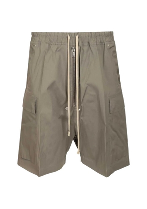Rick Owens drawstring cargo shorts - Green