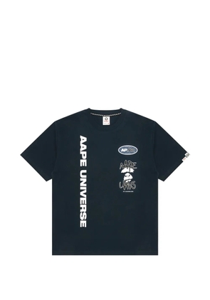 AAPE BY *A BATHING APE® graphic-print T-shirt - Blue