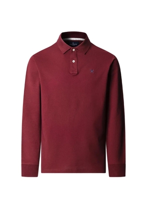 Hackett long-sleeved polo shirt - Red