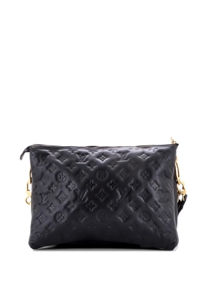 Louis Vuitton Pre-Owned Coussin Bag Monogram Embossed Lambskin MM crossbody bag - Black