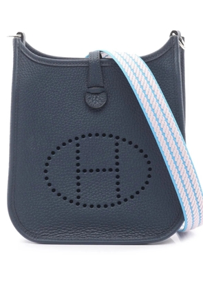 Hermès Pre-Owned 2024 Clemence Evelyne TPM crossbody bag - Blue