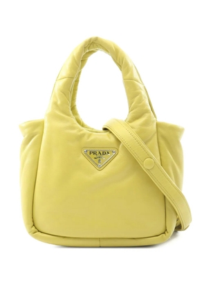 Prada Pre-Owned 2013-2026 Padded Leather satchel - Yellow