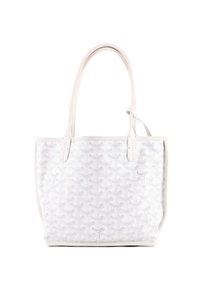 Goyard Pre-Owned Anjou Reversible Tote Coated Canvas Mini satchel - White