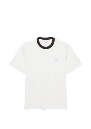 Lacoste logo-appliqué T-shirt - White