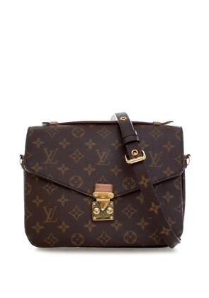 Louis Vuitton Pre-Owned 2019 Monogram Pochette Metis satchel - Brown