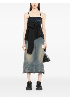 Maison MIHARA YASUHIRO panelled blouse - Black