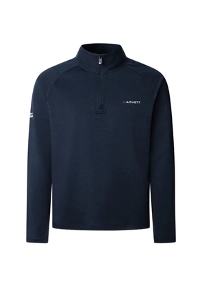 Hackett long-sleeved zipped sweatshirt - Blue