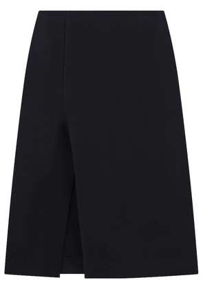 Stella McCartney slit organic cotton skirt - Black