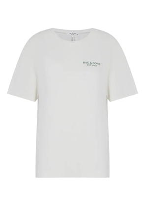 rag & bone tennis-print T-shirt - Neutrals