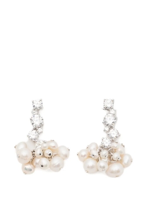 Completedworks pearl-embellishment earrings - Silver
