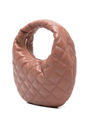 Saint Laurent baby Icarino quilted logo tote bag - Brown