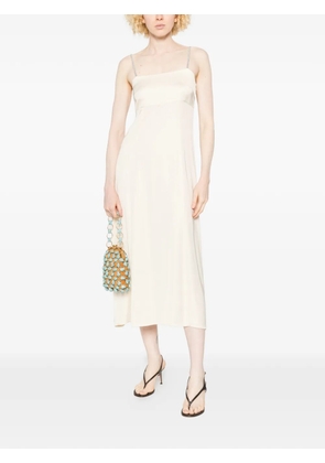 Peserico satin midi dress - Neutrals