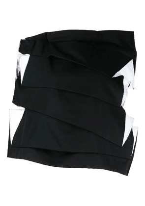 Comme Des Garçons folded layered jacket - Black
