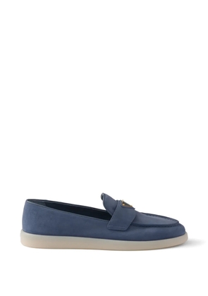 Prada nubuck loafers - Blue