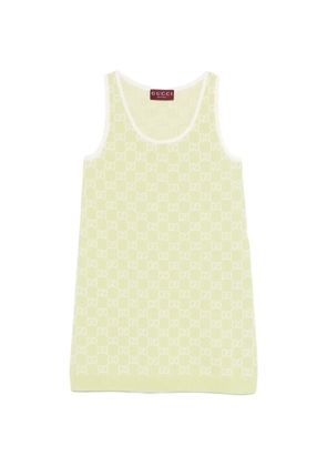 Gucci Gg-motif mini dress - Green