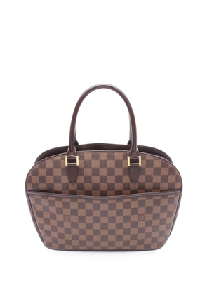 Louis Vuitton Pre-Owned 2002 Damier Ebene Sarria Horizontal handbag - Brown