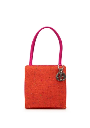 Christian Dior Pre-Owned 1998 Bicolor Tweed Top Handle Bag handbag - Pink