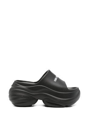 Karl Lagerfeld Kontour platform slide - Black