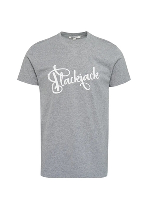 Blackjack logo-lettering T-shirt - Grey