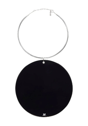 Courrèges circular-disc choker necklace - Black