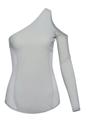 Issey Miyake one-shoulder long-sleeve shirt - Grey