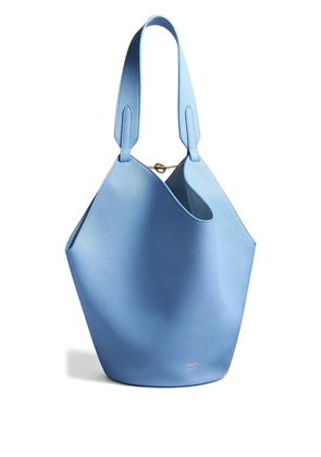 KHAITE Lotus pebbled Leather tote bag - Blue