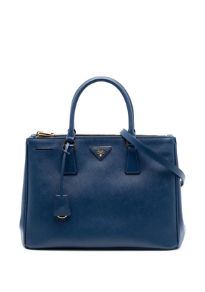 Prada Pre-Owned 2010-2025 Medium Saffiano Lux Galleria Double Zip satchel - Blue