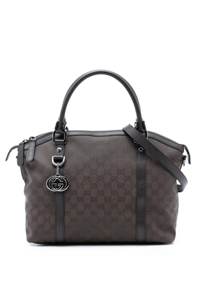 Gucci Pre-Owned 2016-2025 GG Canvas Charm Dome satchel - Brown