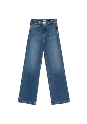 LIU JO logo-buckle jeans - Blue