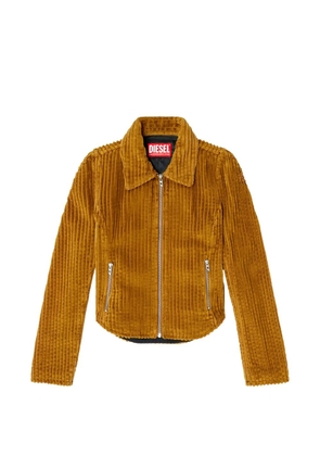 Diesel G-Enea corduroy zip jacket - Brown
