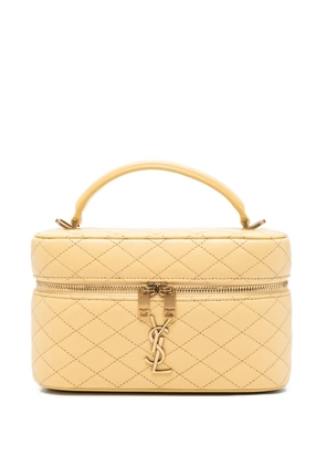 Saint Laurent Gaby quilted mini bag - Yellow