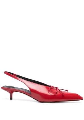 Jacquemus 35mm Cubisto slingback - Red