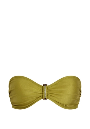 Vilebrequin back-clasp ring bikini top - Green