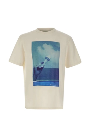 Barbour x Paul Smith graphic-print T-shirt - Neutrals