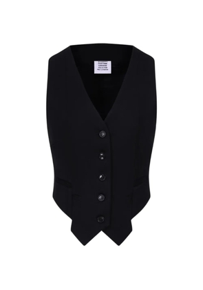 VETEMENTS button-up V-neck waistcoat - Black