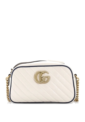 Gucci Pre-Owned GG Marmont Shoulder Bag Diagonal Quilted Leather Small crossbody bag - Blue