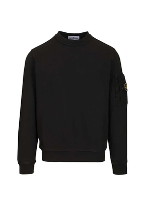 Stone Island Junior sleeve-pocket sweatshirt - Black