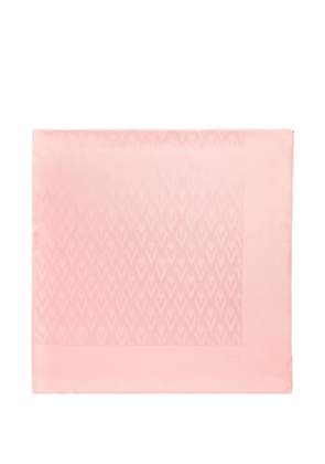 Valentino Garavani logo-detail scarf - Pink