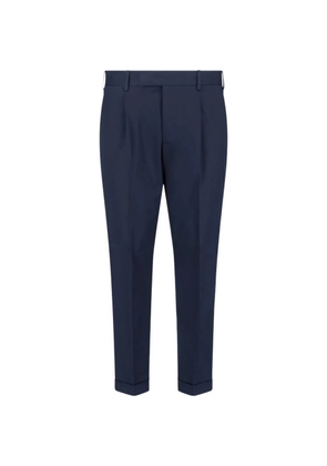 PT Torino pleated cuffed trousers - Blue