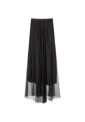 Forte Forte pleated tulle skirt - Black