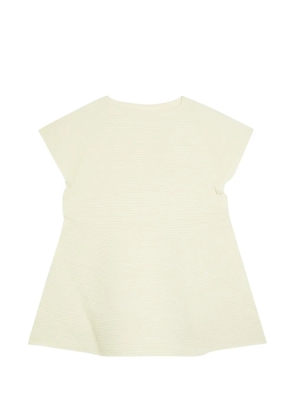 Issey Miyake ribbed dress - Neutrals