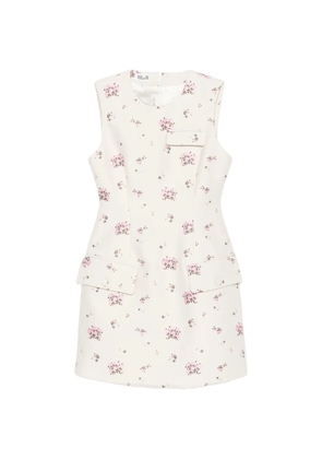 Baum Und Pferdgarten Amayah floral-print pocket mini dress - Neutrals