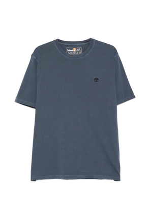 Timberland logo-embroidered crew-neck T-shirt - Blue