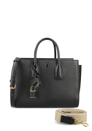 Saint Laurent padlock-detail tote bag - Black