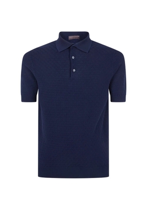 Filippo De Laurentiis short-sleeve polo shirt - Blue